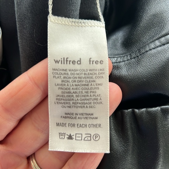 Wilfred Free Faux Leather leggings - Picture 4 of 7